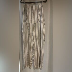 Old Navy Black and White Patterned Jumpsuit